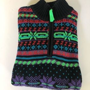 Men’s Blue Squares Ski Sweater